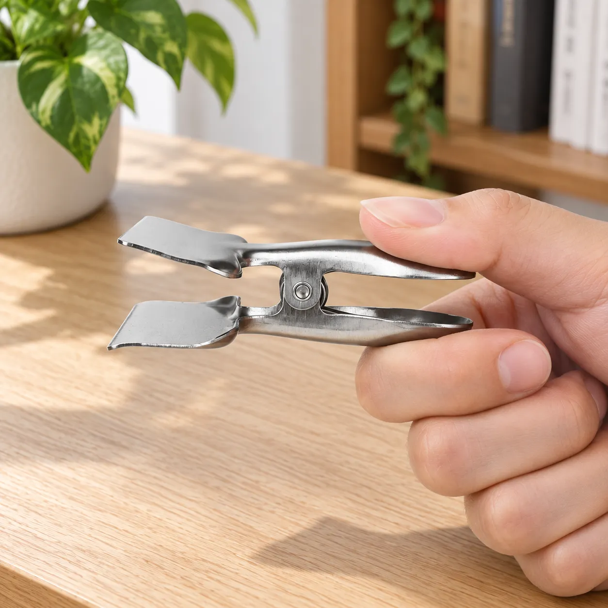 Steel Paper Clip - use view; styling objects excluded
